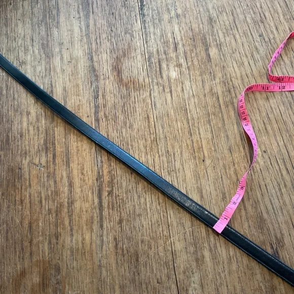 Pierre Cardin calf finished cowhide belt size 34 black - Picture 8 of 10